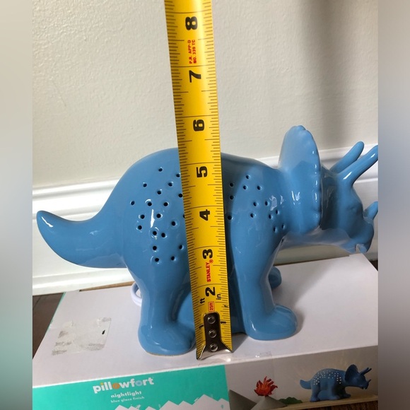 *NWT* Pillowfort x Target Children’s Table Night Light Blue Ceramic Dinosaur - Picture 10 of 10